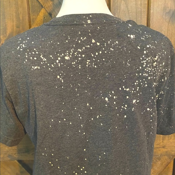 Bleach Dyed Black Vintage Stay Rad Tee NWOT - Picture 8 of 14